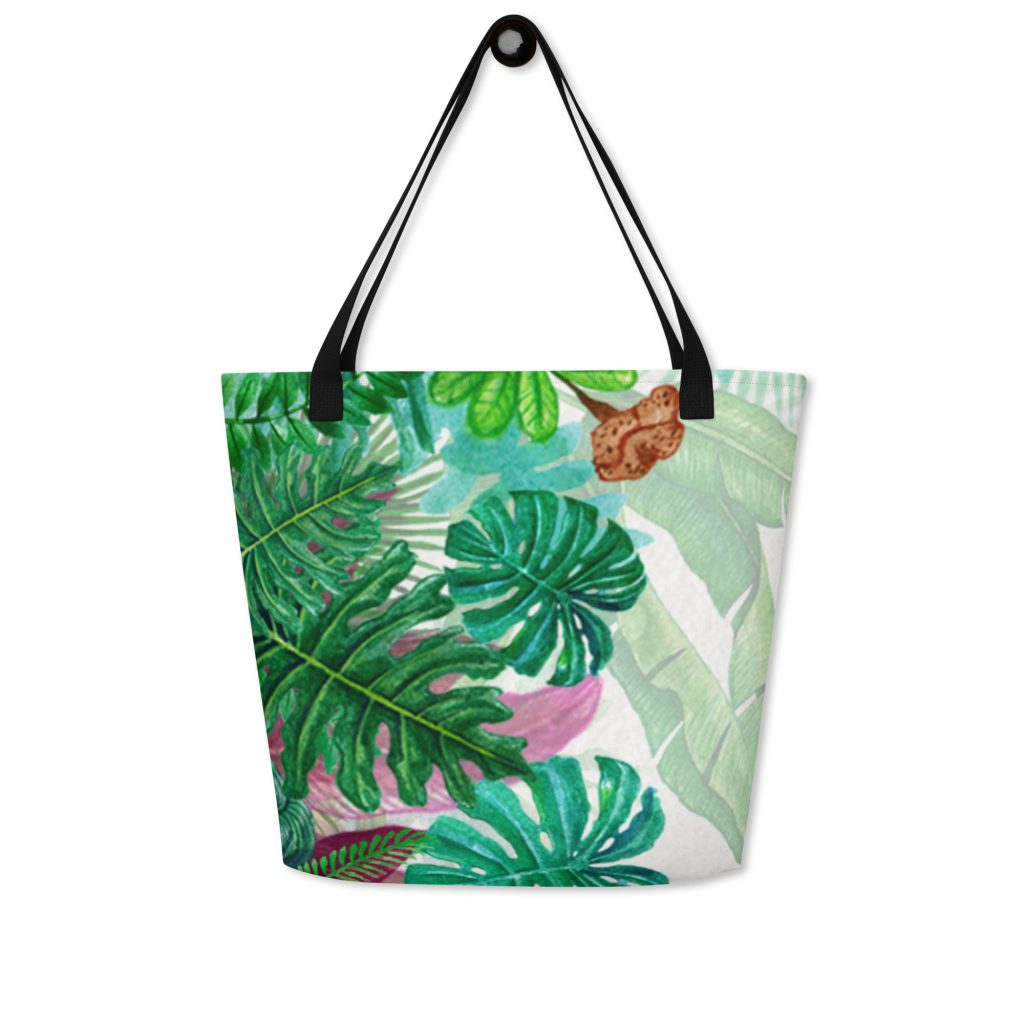Jungle Fever Win | Large Tote Bag