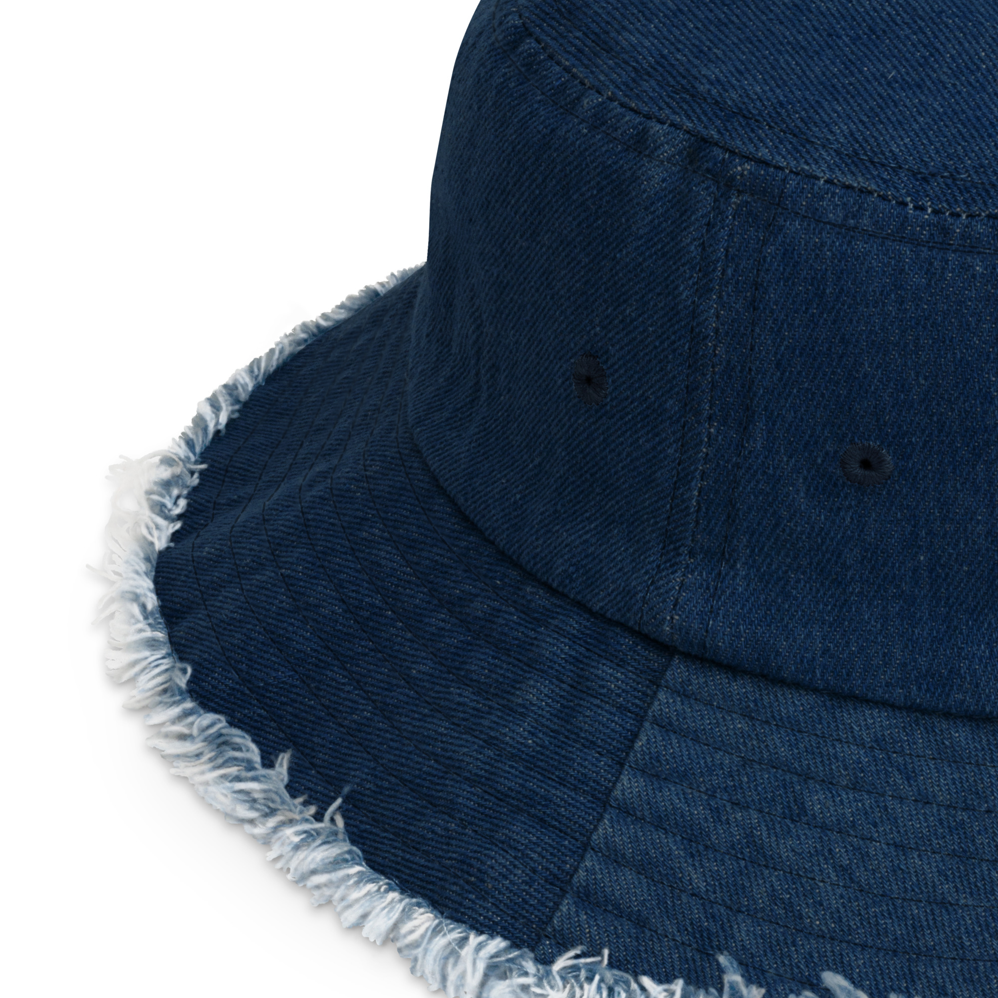 WA 360 | Distressed denim bucket hat - Image 4
