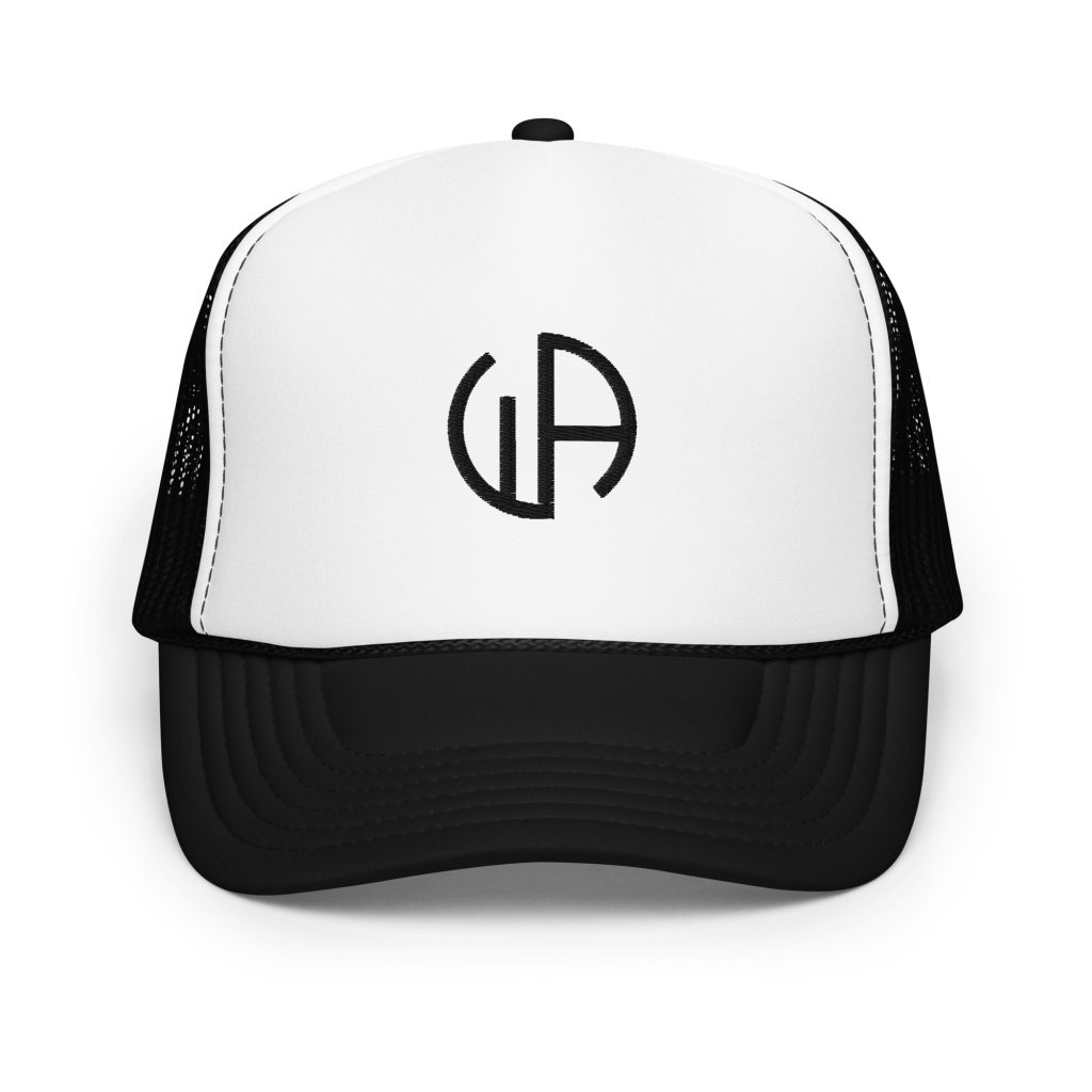 WA Trophy Black | Foam trucker hat