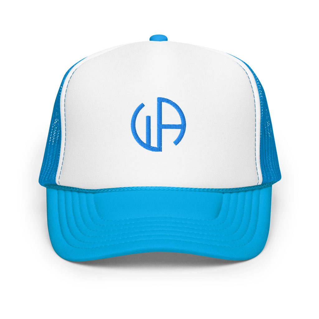 WA Trophy Aqua | Foam trucker hat