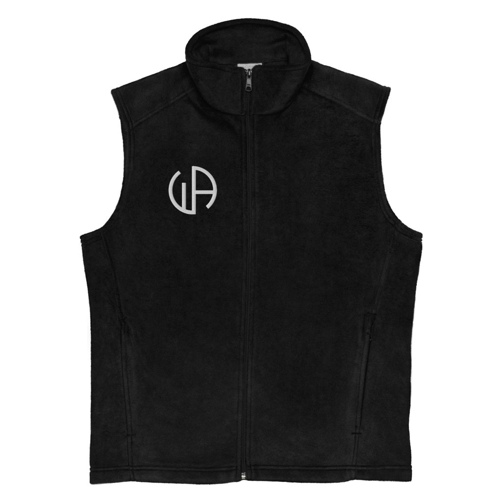 WA Trophy White | Men’s Columbia fleece vest