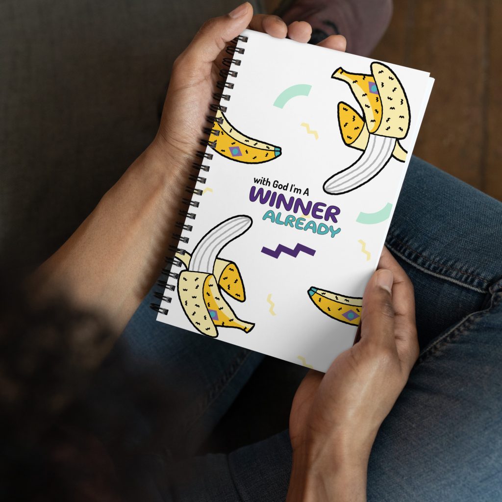 Banana Wins | Spiral notebook