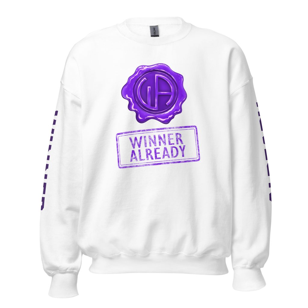 Win Stamp Purple | Unisex Sweatshirt