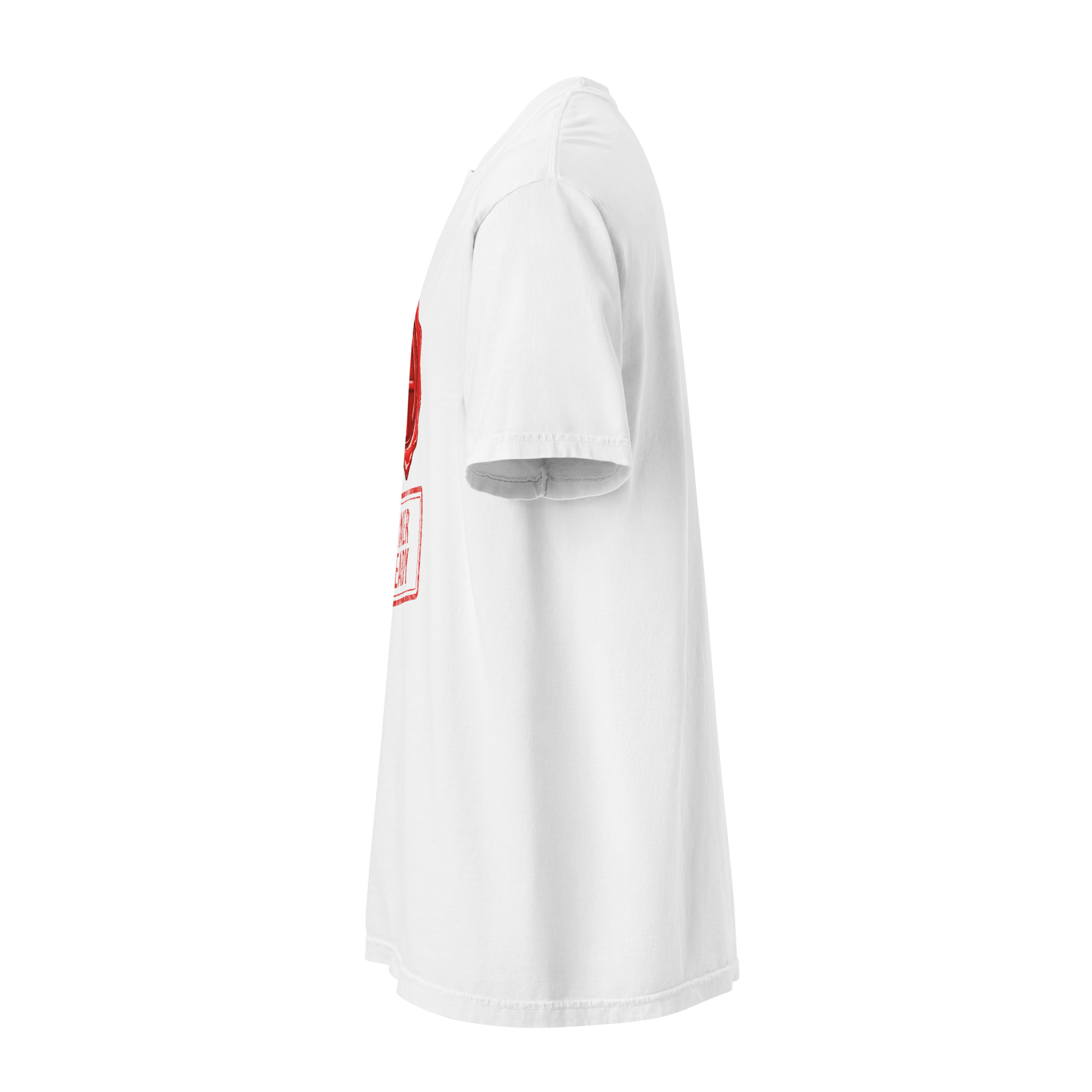 Win Stamp Red | Unisex garment-dyed heavyweight t-shirt - Image 6