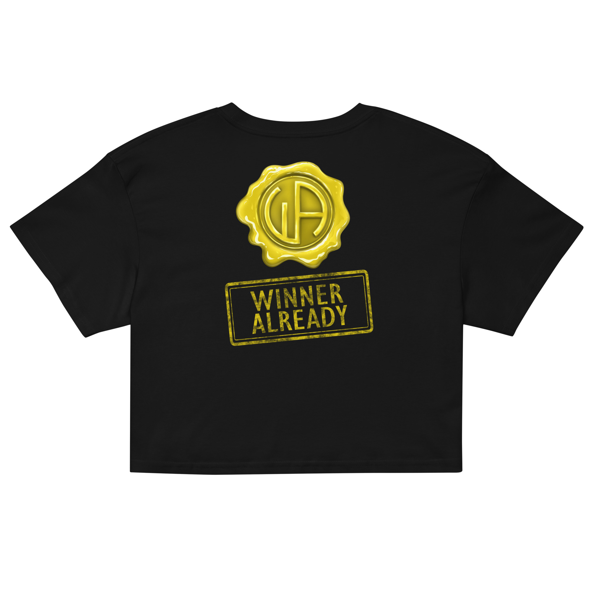 WA Trophy Yellow | Women’s crop top - Image 2