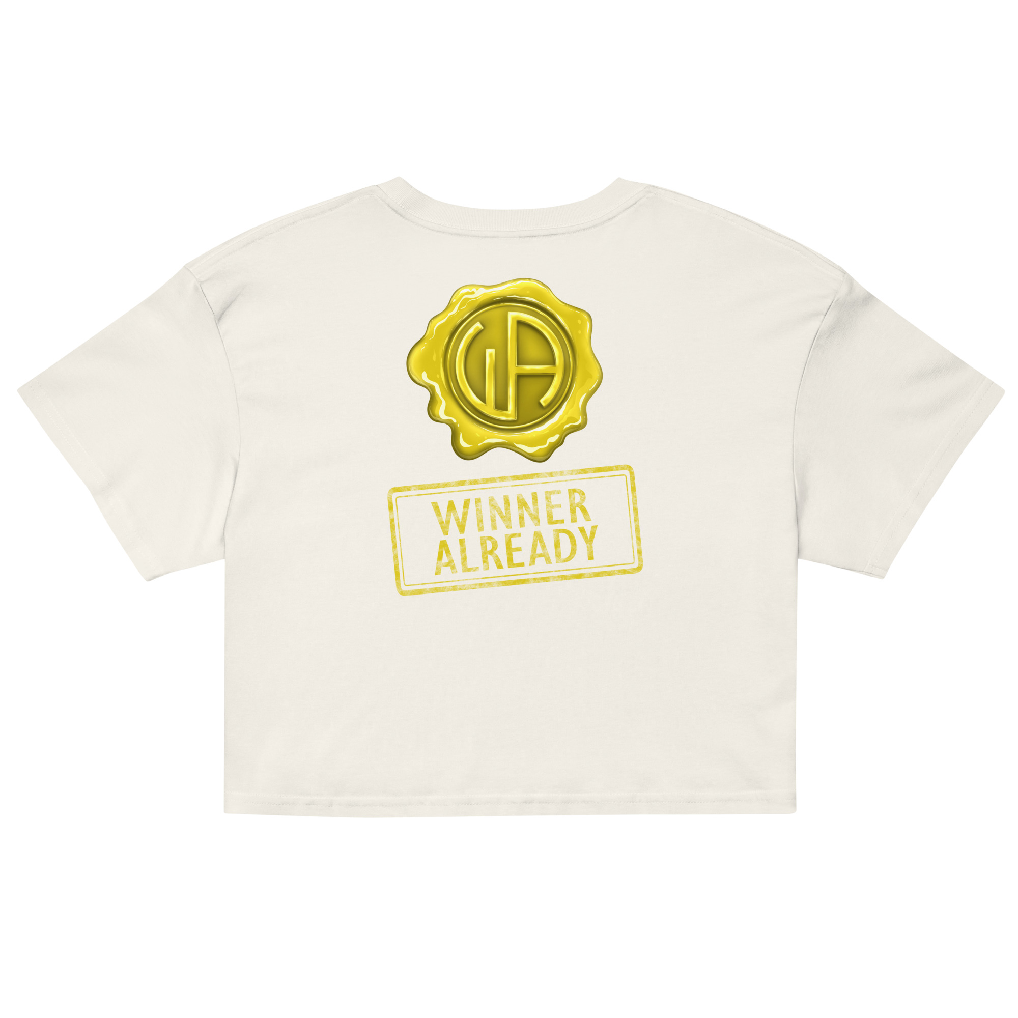 WA Trophy Yellow | Women’s crop top - Image 5