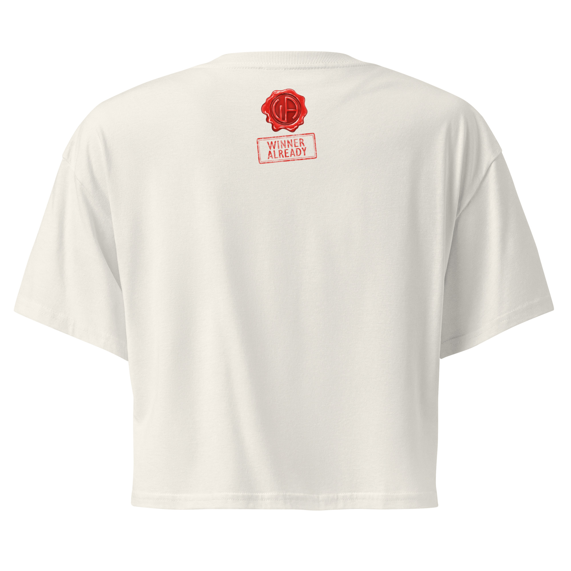 Win Stamp Red | Women’s crop top - Image 10