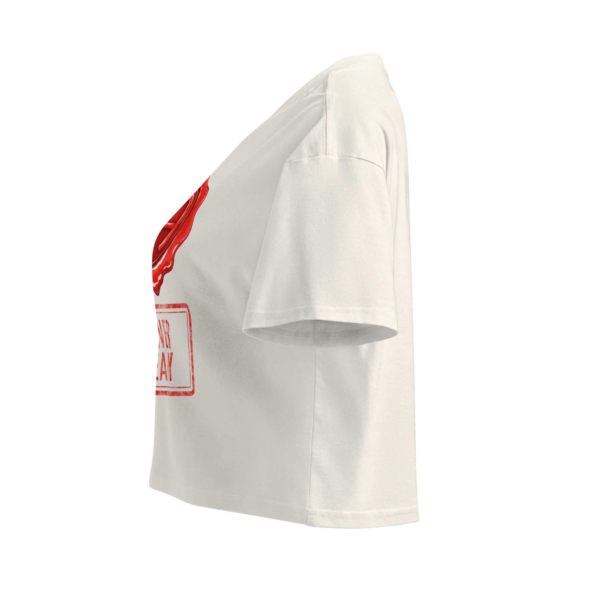 Win Stamp Red | Women’s crop top - Image 11