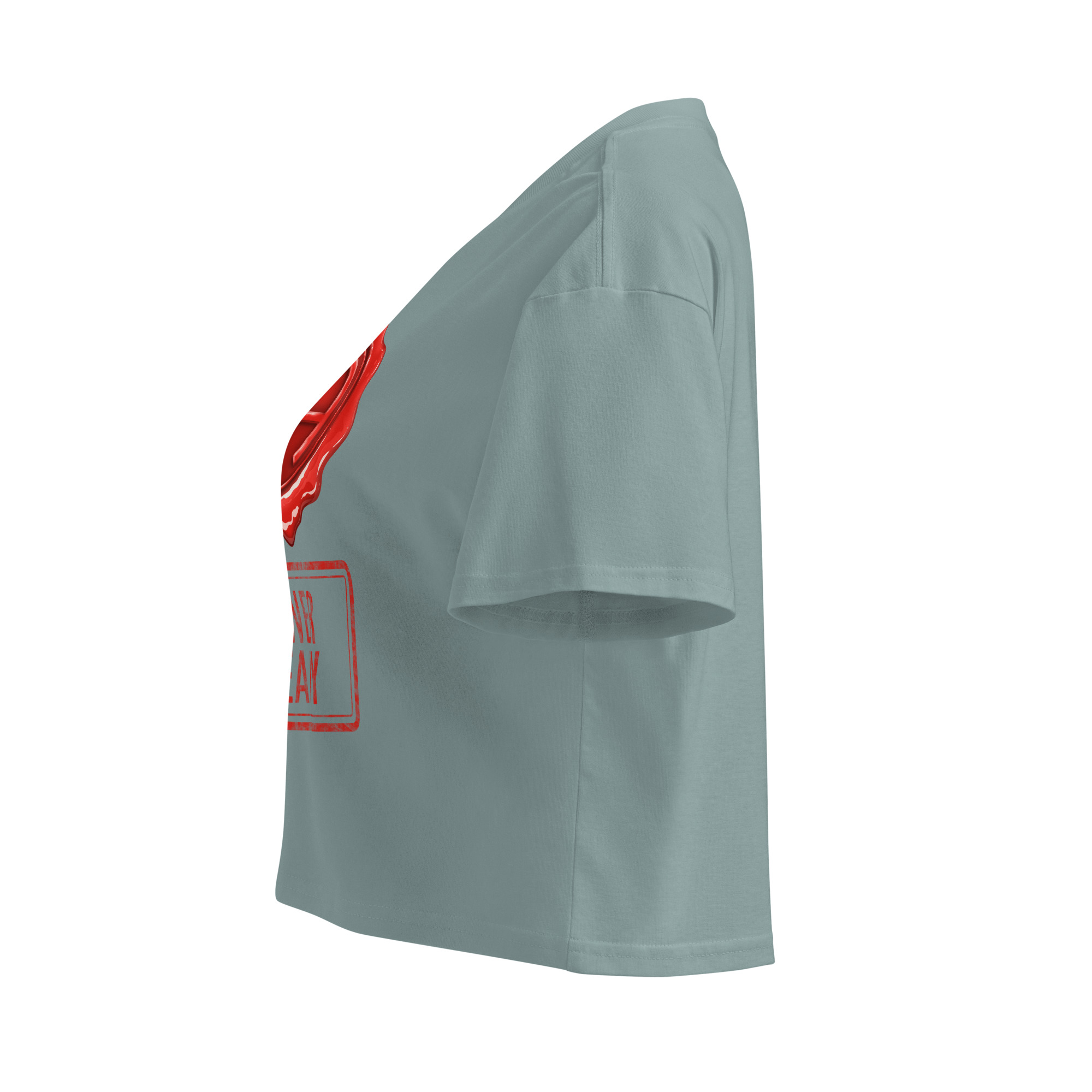 Win Stamp Red | Women’s crop top - Image 7