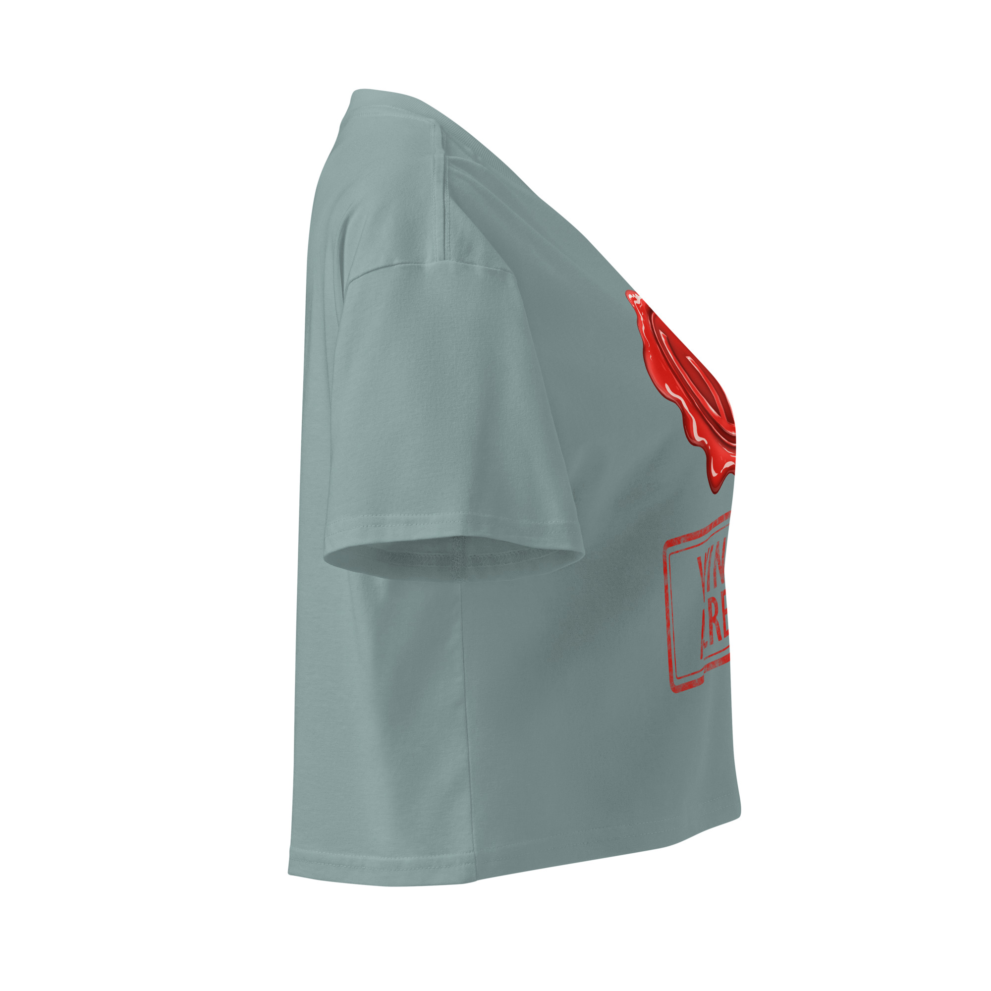 Win Stamp Red | Women’s crop top - Image 8