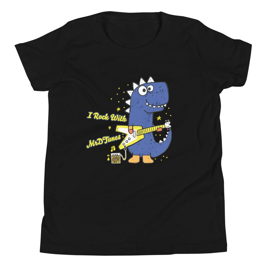 Dino Tunes | Youth Short Sleeve T-Shirt